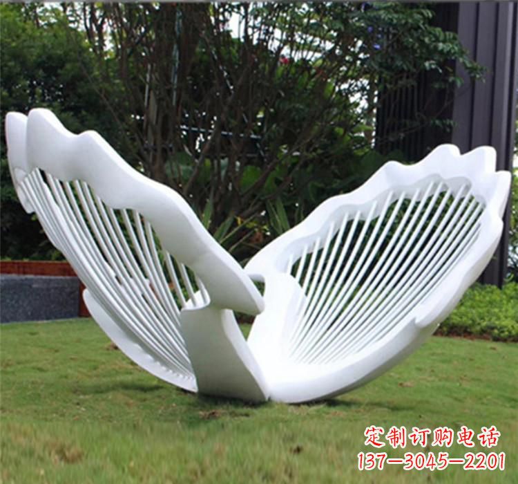 太原不锈钢贝壳雕塑艺术精品