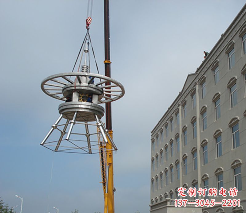 太原不锈钢避雷针造型雕塑