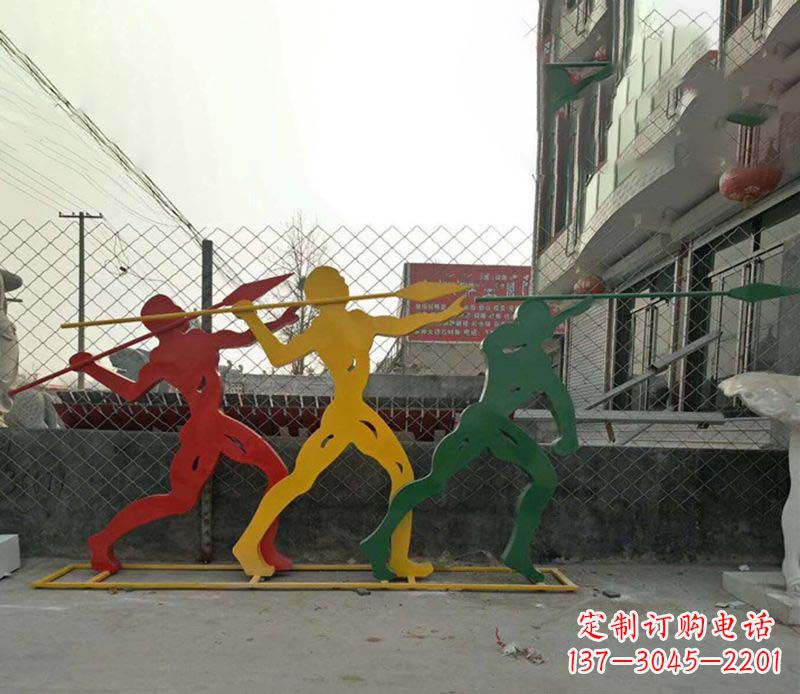太原不锈钢标枪雕塑