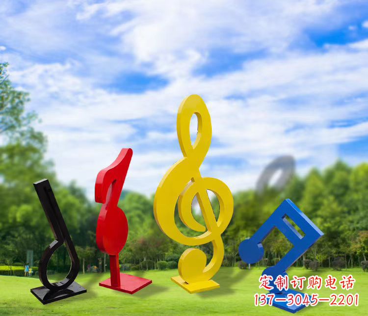 太原精美的不锈钢音符雕塑