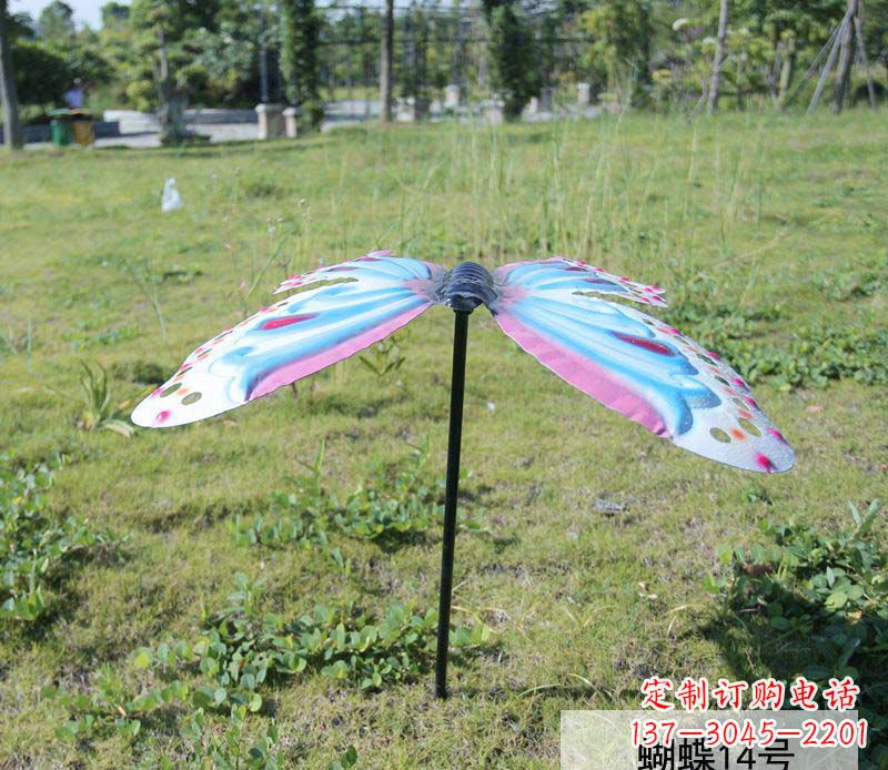 太原不锈钢彩色蝴蝶雕塑艺术之美