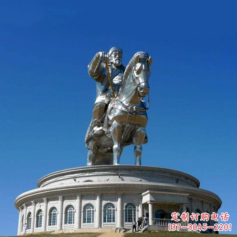 太原不锈钢成吉思汗雕塑——一座引人入胜的大型雕塑