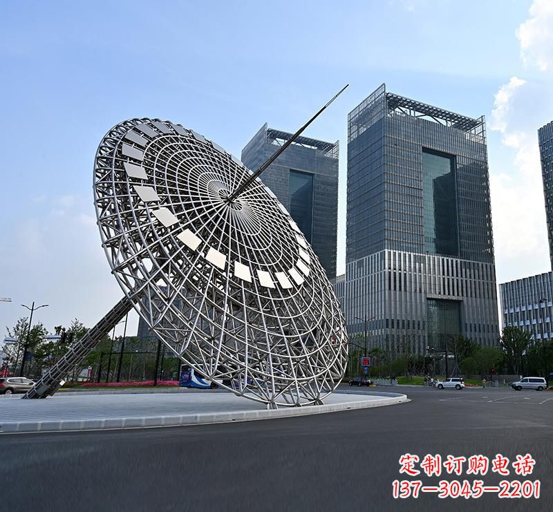 太原不锈钢城市璀璨的摩天轮雕塑