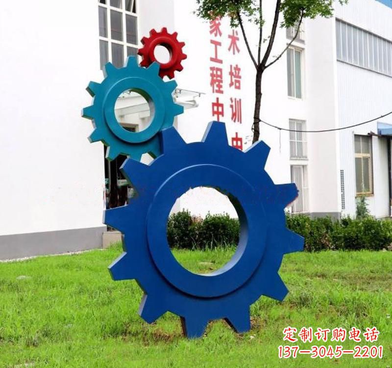 太原不锈钢齿轮雕塑创新艺术的结晶