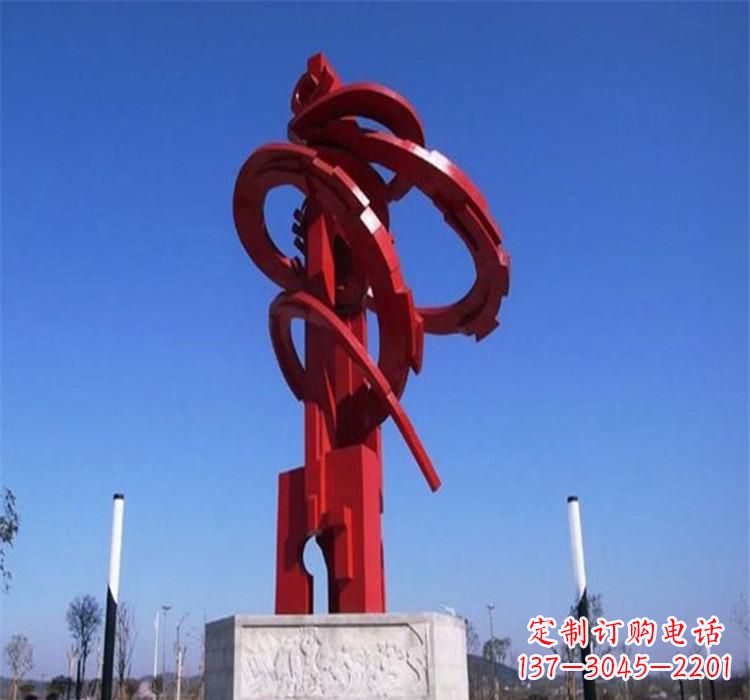 太原不锈钢齿轮雕塑把技术艺术完美结合