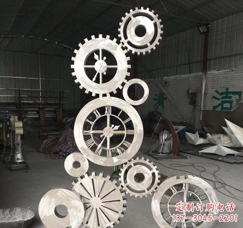 太原齿轮雕塑精致细腻的艺术品