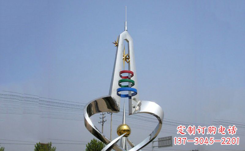太原不锈钢材质的避雷针雕塑