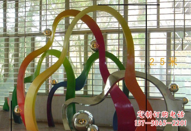 太原不锈钢假山雕塑精致耐用的艺术品