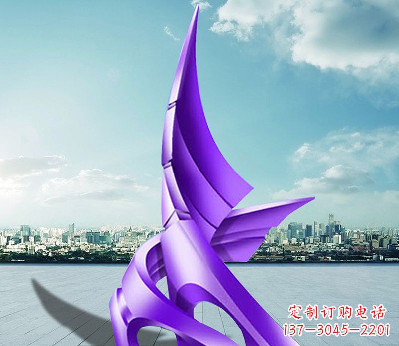 太原不锈钢船帆雕塑静谧的海洋美景