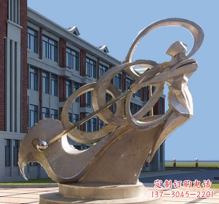 太原不锈钢制作的高尔夫球雕塑