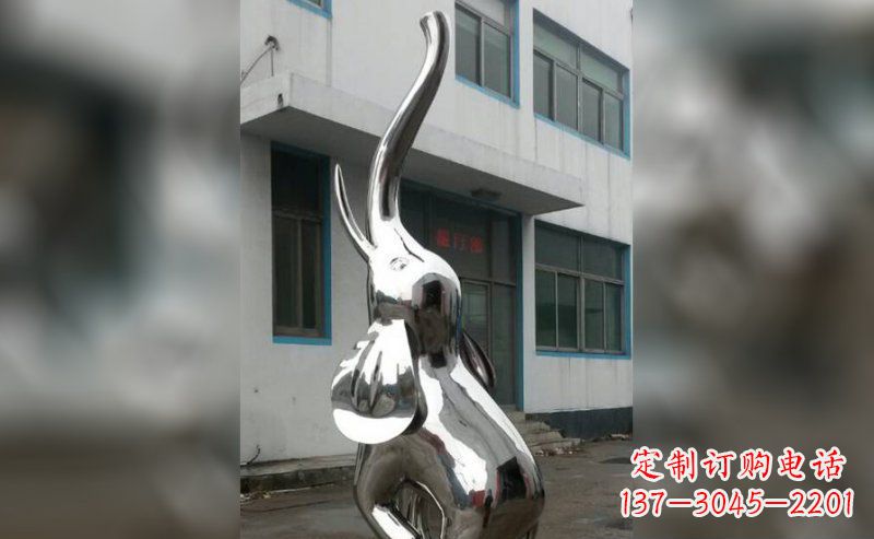 太原精致的不锈钢大象雕塑