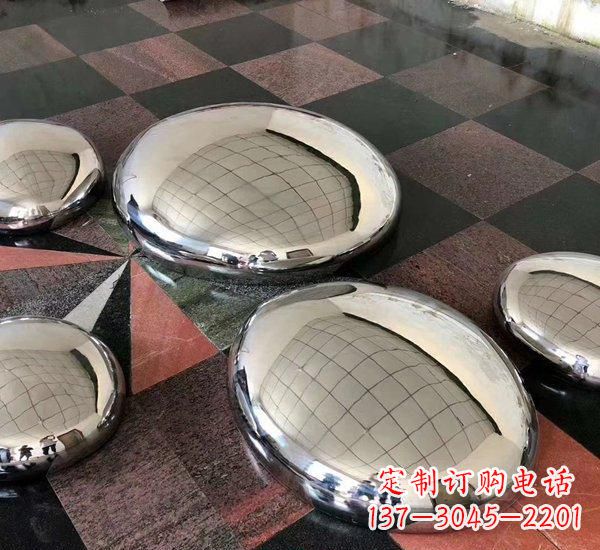 太原精致的不锈钢鹅卵石雕塑