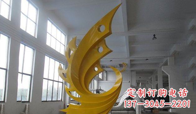 太原不锈钢凤凰雕塑——给生活添彩