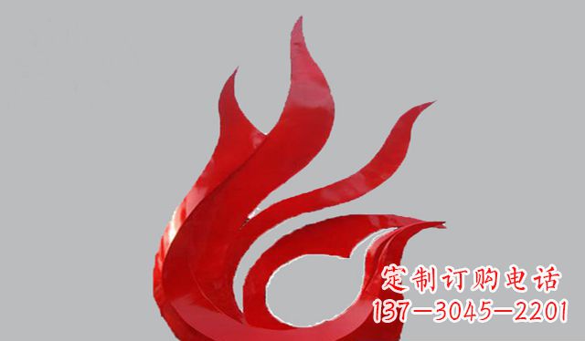 太原不锈钢凤凰雕塑——传承古代文化之美