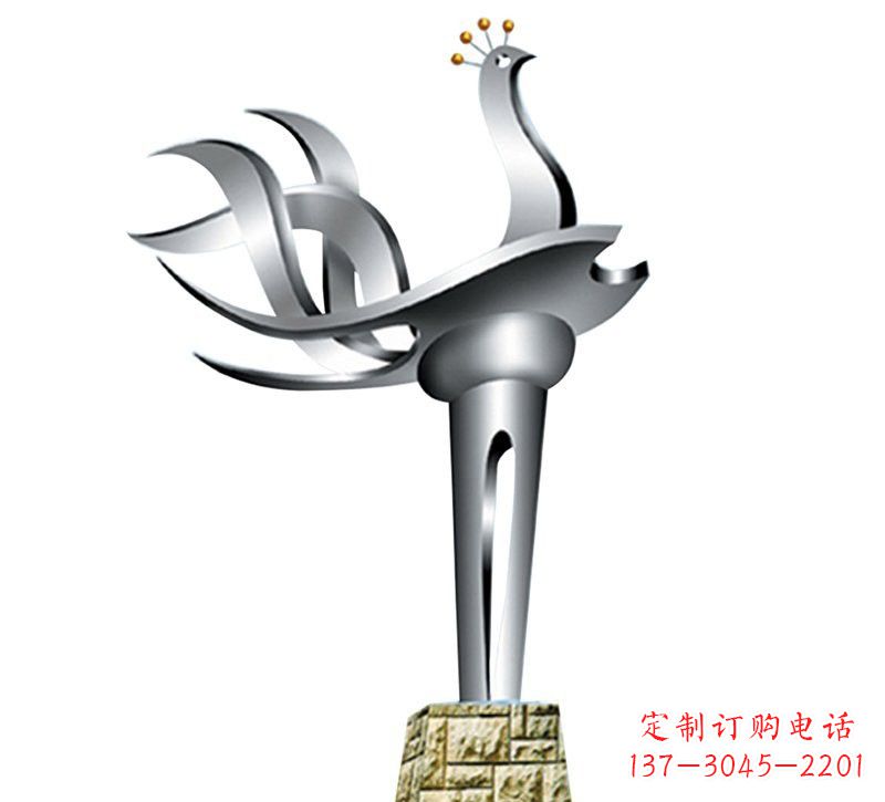 太原不锈钢抽象凤凰设计图