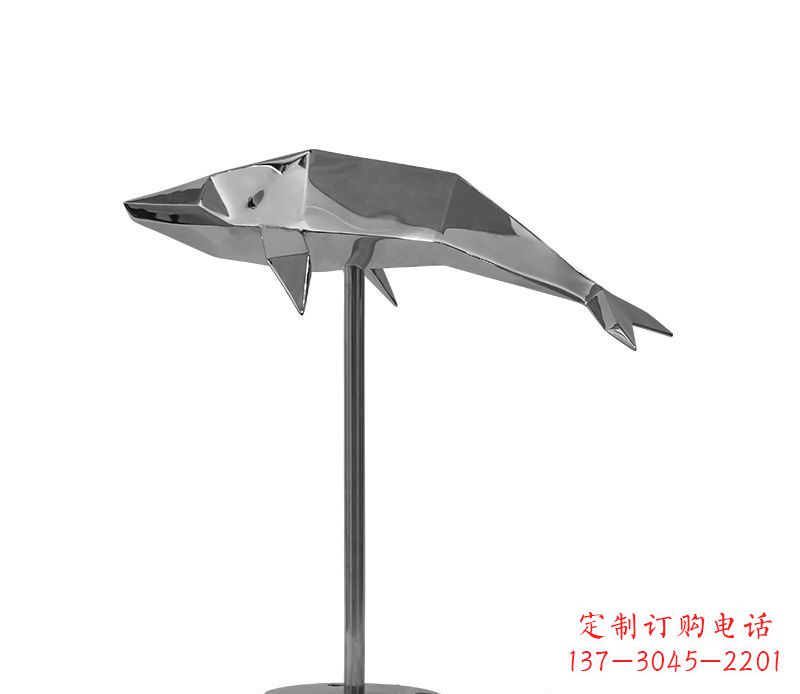 太原不锈钢海豚雕塑