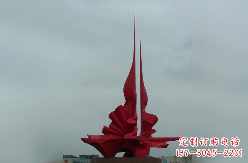 太原精美不锈钢火炬雕塑