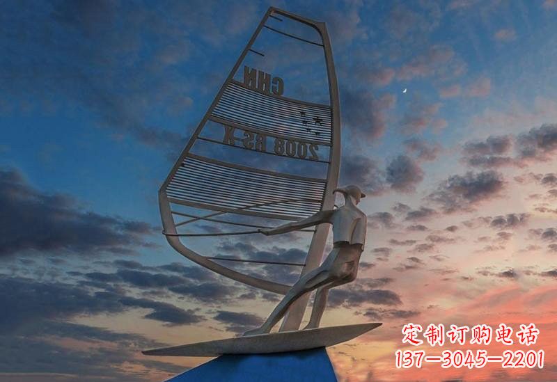 太原不锈钢帆船雕塑——象征着美丽的梦想