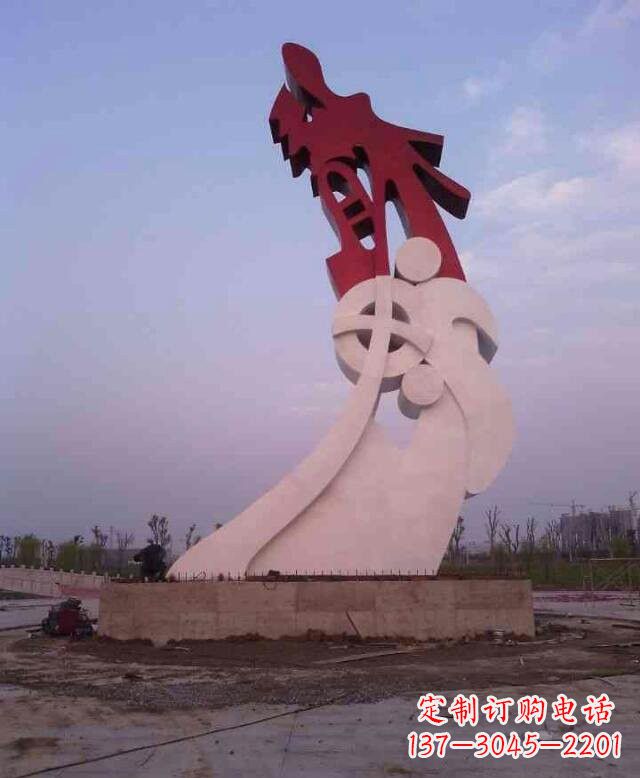 太原不锈钢龙雕塑点亮龙城市景观