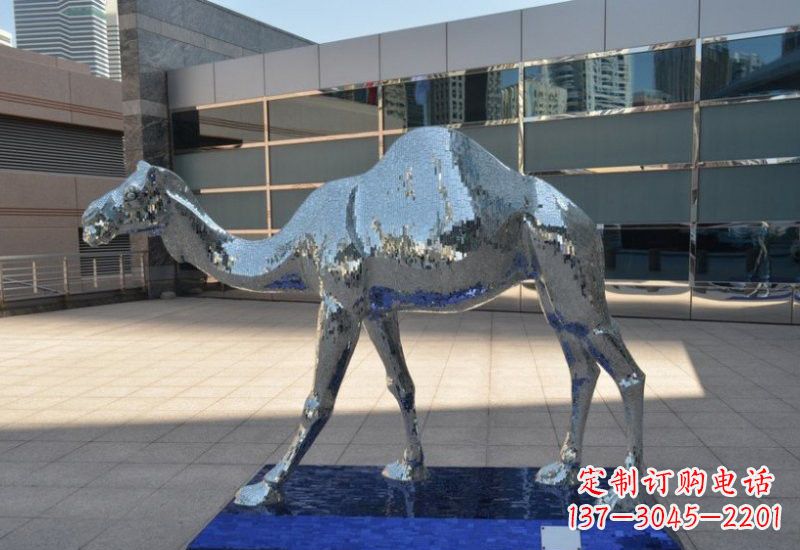 太原不锈钢骆驼雕塑