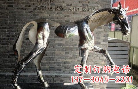 太原不锈钢马雕塑精美而又具有象征意义