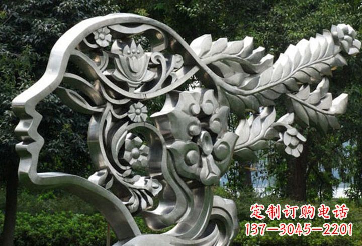 太原不锈钢美女雕塑一种流行的艺术形式