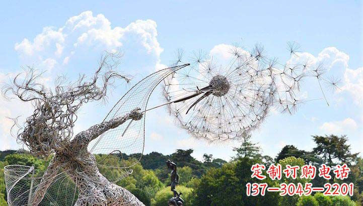 太原不锈钢蒲公英雕塑