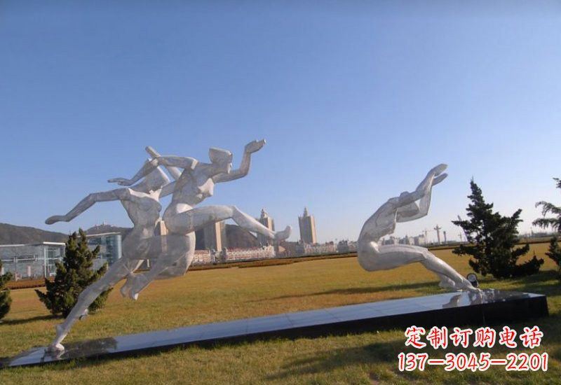 太原不锈钢运动员雕塑
