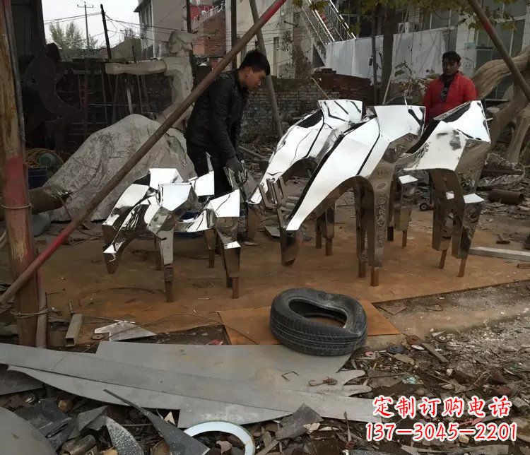 太原不锈钢动物雕塑精美外形,经久耐用