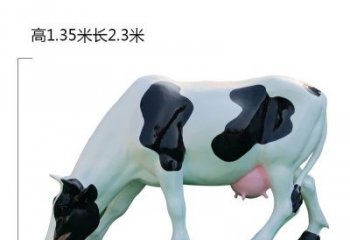 太原玻璃钢奶牛雕塑展现农耕文化之美
