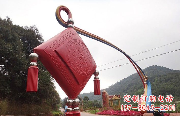 太原精美不锈钢拱门雕塑
