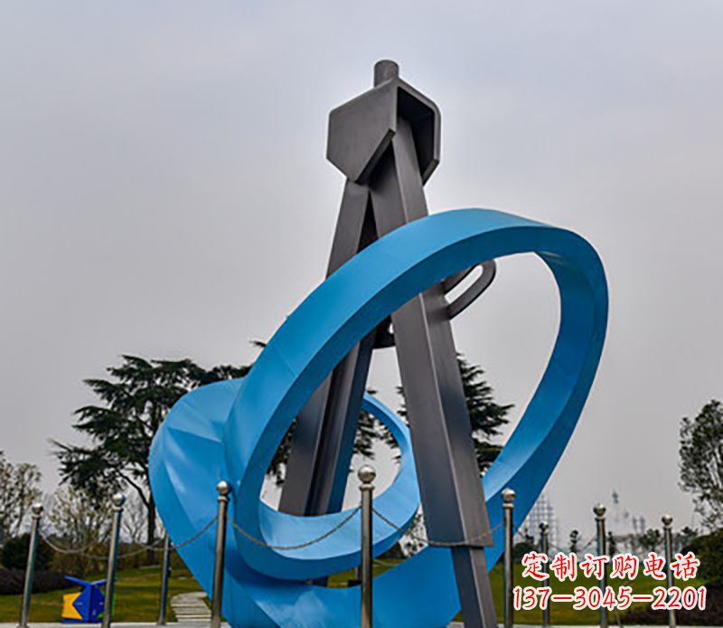 太原精美的不锈钢圆规雕塑