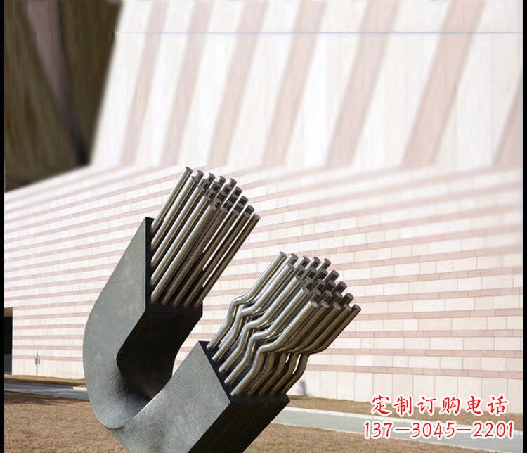 太原不锈钢磁铁雕塑,给景观带来无限魅力