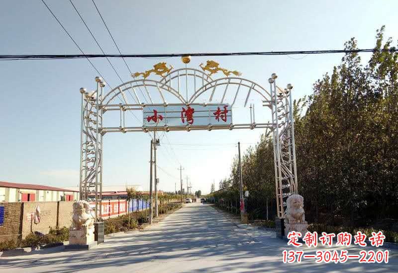 太原不锈钢牌坊雕塑让美丽的传统永存