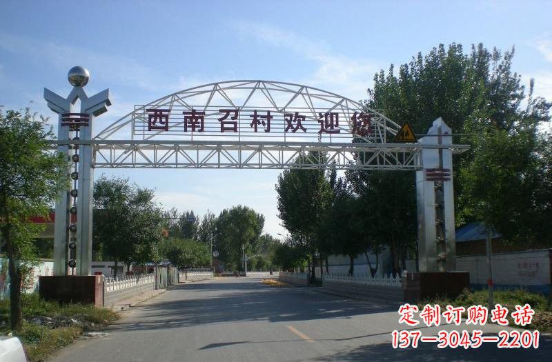 太原不锈钢牌坊雕塑传承传统文化