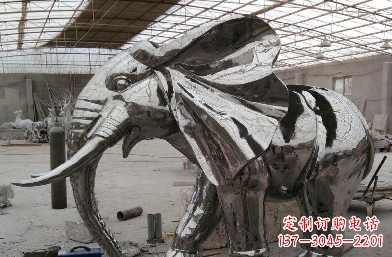 太原不锈钢大象传承与美的结合