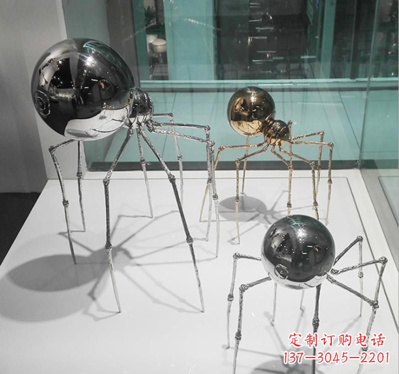 太原不锈钢蜘蛛侠雕塑