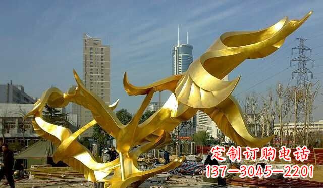 太原不锈钢大雁雕塑——一件传承中华文化的艺术杰作