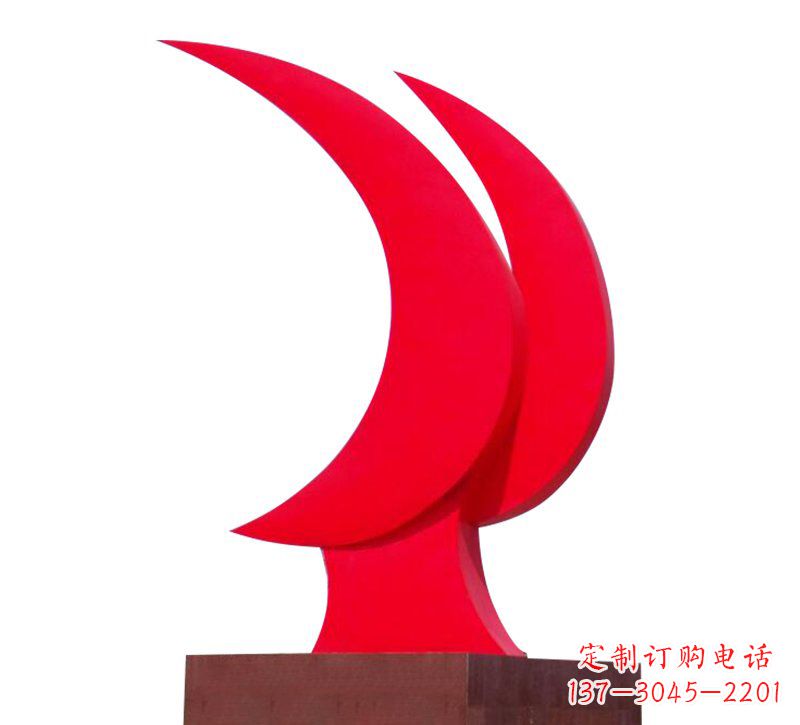 太原不锈钢党旗雕塑——传承中华文化精神