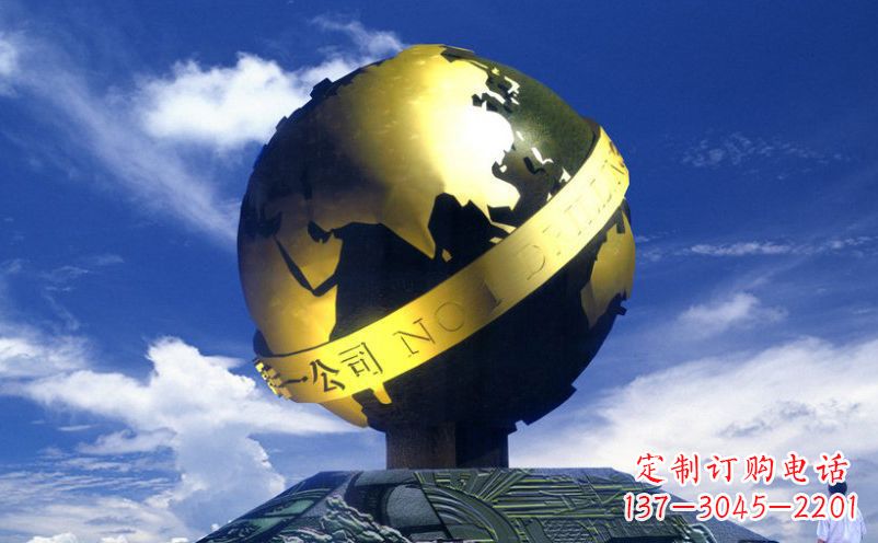 太原不锈钢地球雕塑传承持久的环保理念