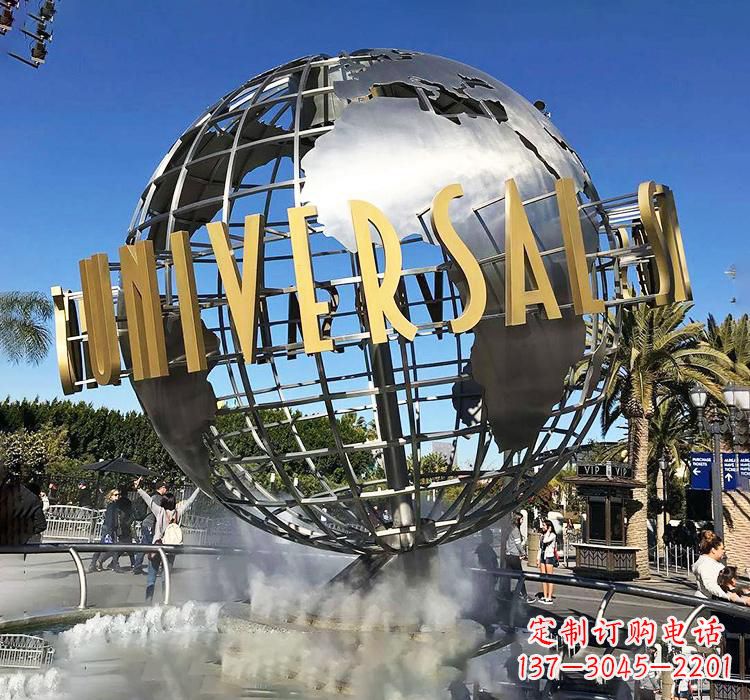 太原不锈钢地球仪雕塑——精致的地球礼物