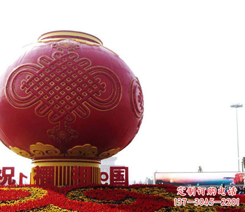 太原不锈钢灯笼雕塑