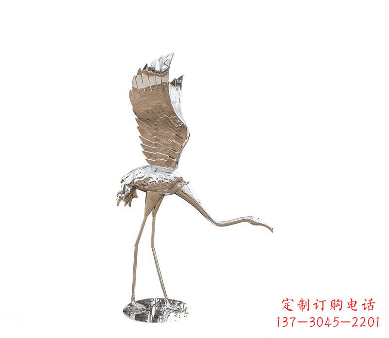 太原不锈钢火烈鸟雕塑灿烂耀眼的艺术之作