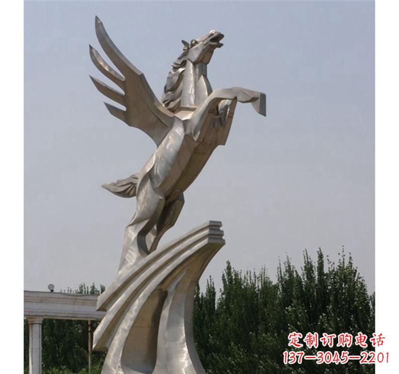 太原不锈钢飞马雕塑精美雕塑艺术