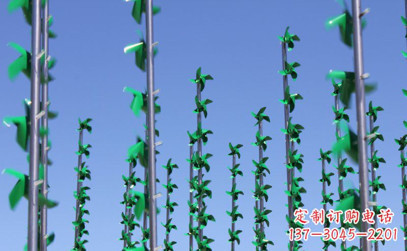 太原不锈钢风车雕塑灵动而又精致