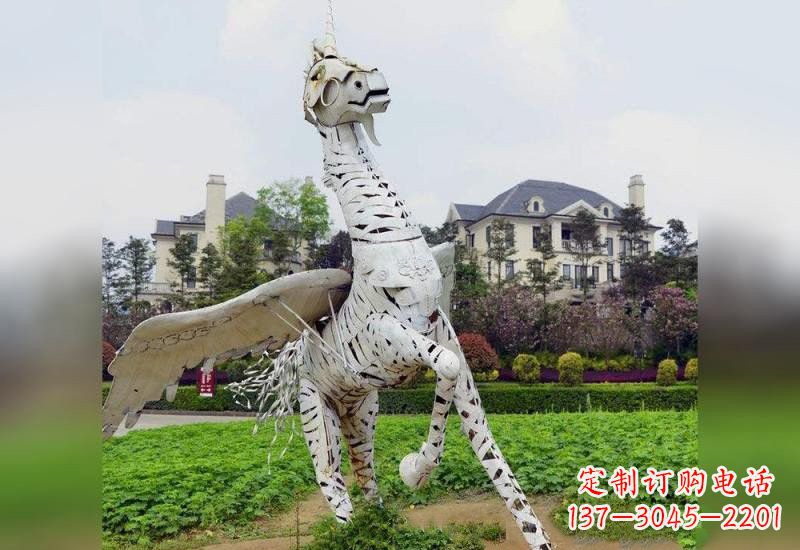太原不锈钢独角兽雕塑