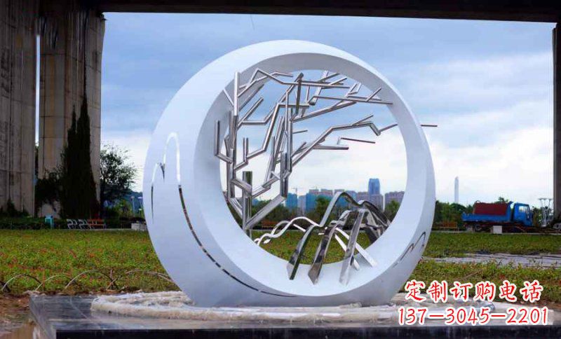 太原不锈钢树枝雕塑艺术与环保的完美结合