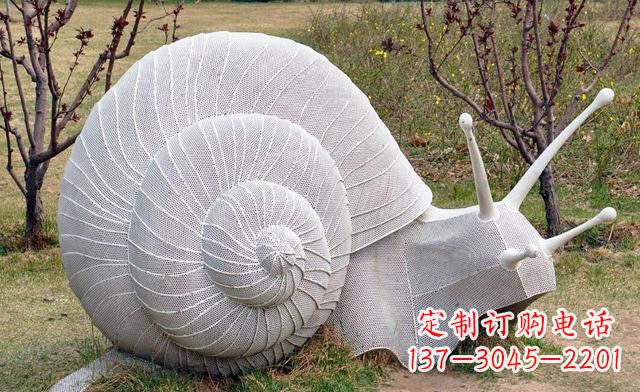 太原不锈钢蜗牛雕塑——让艺术与自然相结合