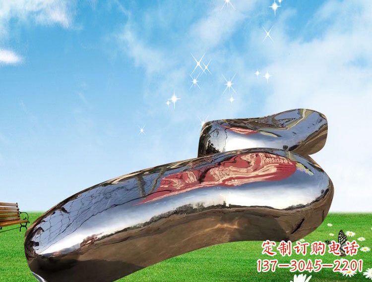 太原精美的不锈钢鹅卵石雕塑