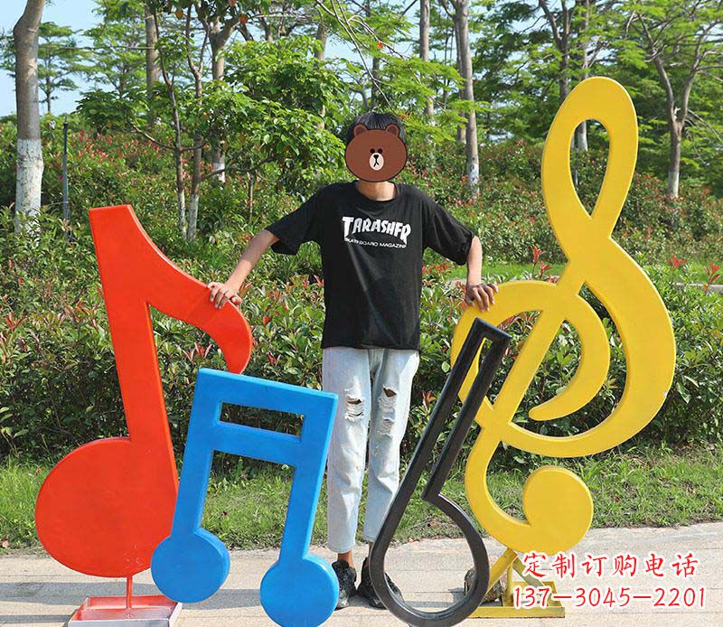 太原不锈钢公园音符雕塑——精美绝伦